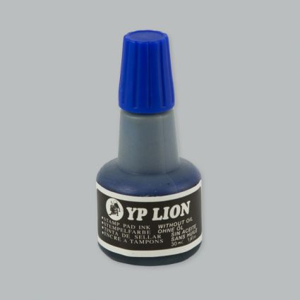Краска штемпельная синяя Yp Lion - 1