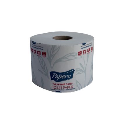 Туалетная бумага белая на гильзе 50м - 1