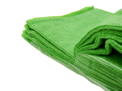 Салфетка микрофибра СleanUp универсальная зелёная 30х30 см 5 шт - 2