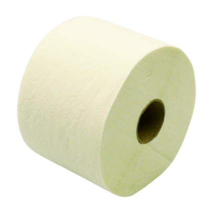 Туалетная бумага белая на гильзе 50м Papero - 2