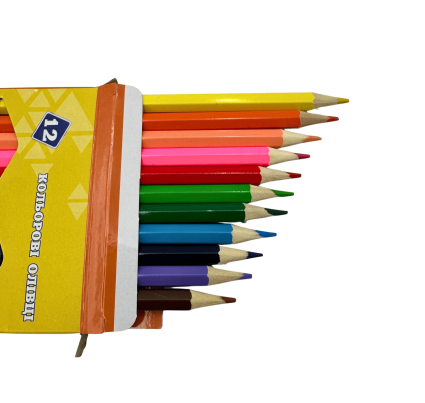 Карандаши цветные 12 цветов Умка - 1