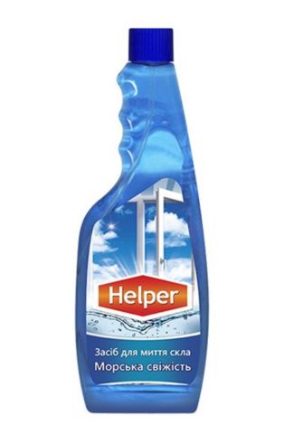 Засіб для миття скла запаска 500 мл Helper - 1