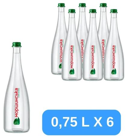 Моршинская 0,75 л слабогазировання стекло х 6 - 1