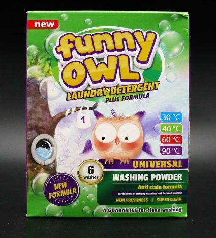 Стиральный порошок Funny owl универсальный 420 г - 1