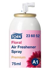 Аерозольний освіжувач повітря Tork Premium з квітковим ароматом, 75 мл, 3000 порцій