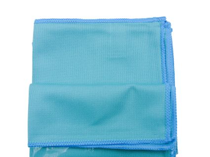 Салфетка микрофибра CleanUp для стекла синяя 5 шт 35х35 см - 3