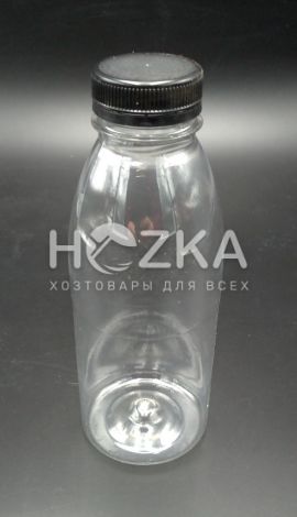Бутылка 0,5 л прозрачная + крышка 38 мм - 1
