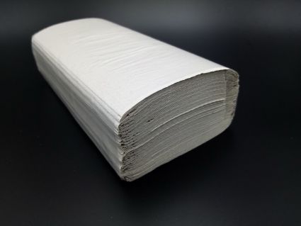 Полотенце бумажное Z-сложение Luxe 2 слоя белые CleanUp 200 листов в упаковке - 2