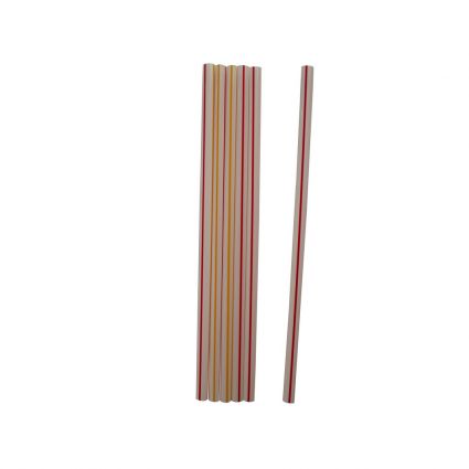 Трубочки Фреш полосатые прямые d-6,8 21 см 500 шт - 1