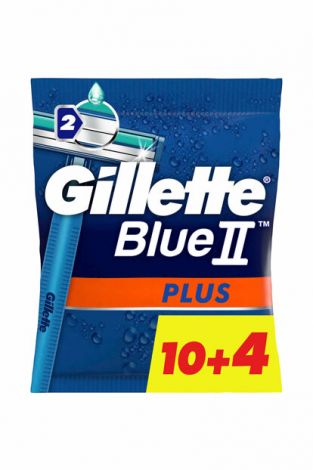 GILLETTE бритвы одноразовые BLUEІІ PLUS 14шт - 1